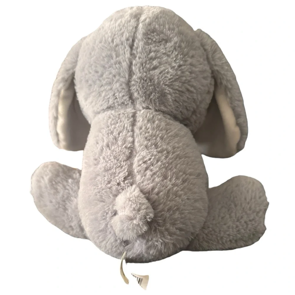 Kellytoy Infant Baby 10” Gray Bunny Rabbit Plush Stuffed Animal Toy Plush